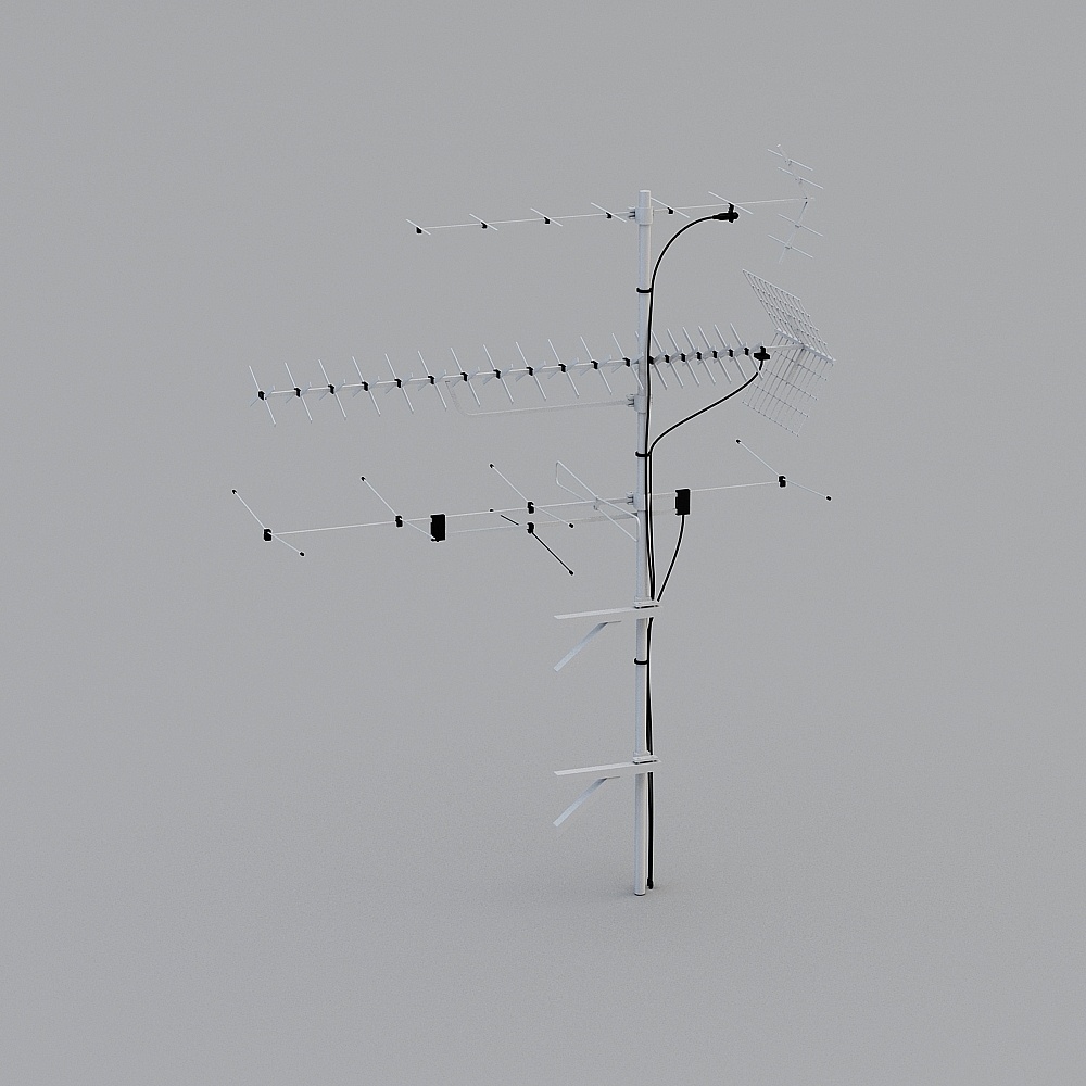 Futuristic Antenna 3D model for Innovative Designs