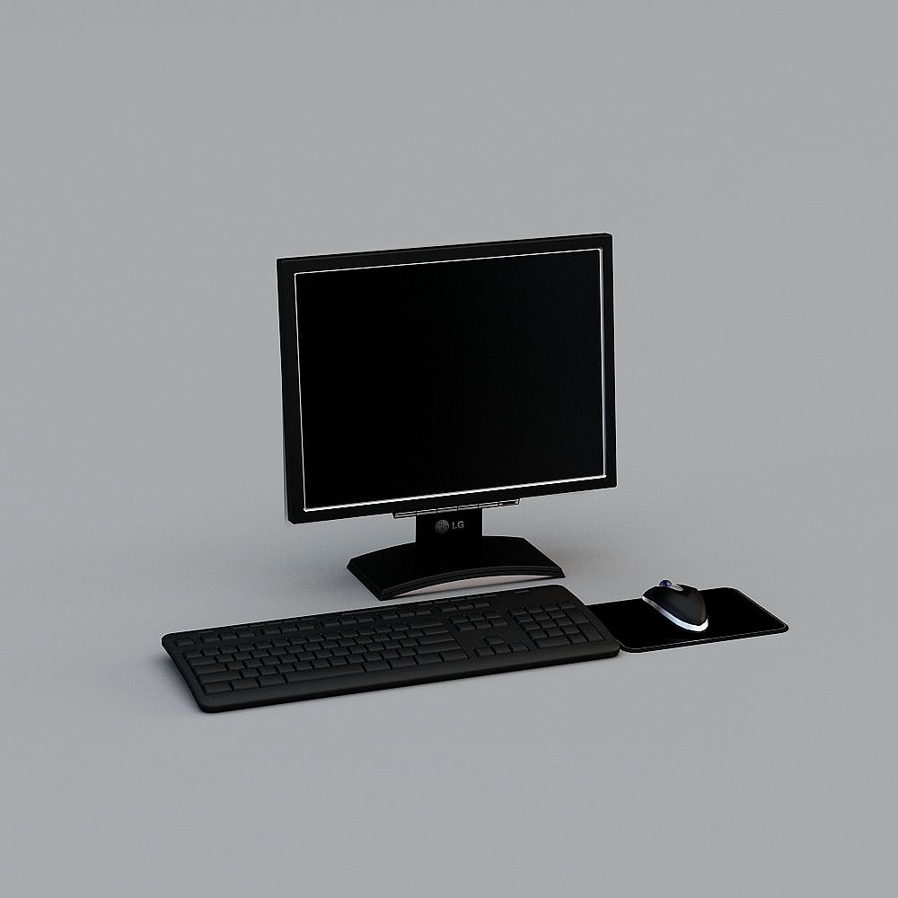 Modern Office Desk 3D model