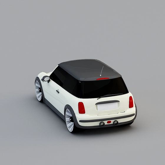 Stylish Low-Polygon Car 3D model for Modern Design