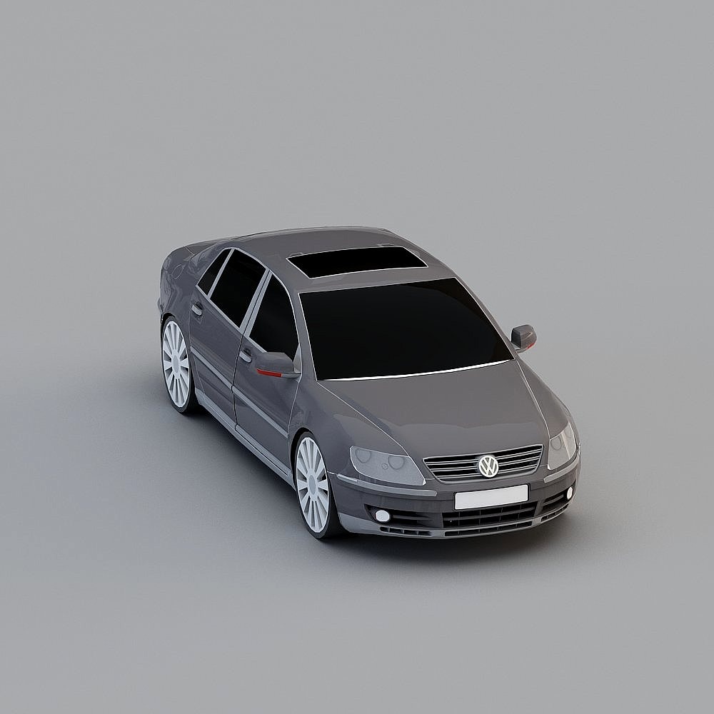Low Poly Modern Car 3D model