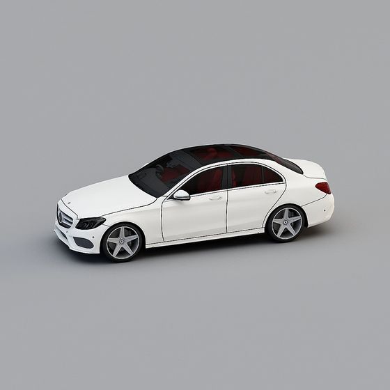 Sleek Mercedes-Benz E-Class 3D model for Creative Projects