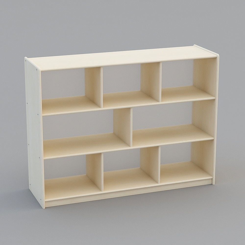 92 cm 8 grid cabinet - birch multi-layer board