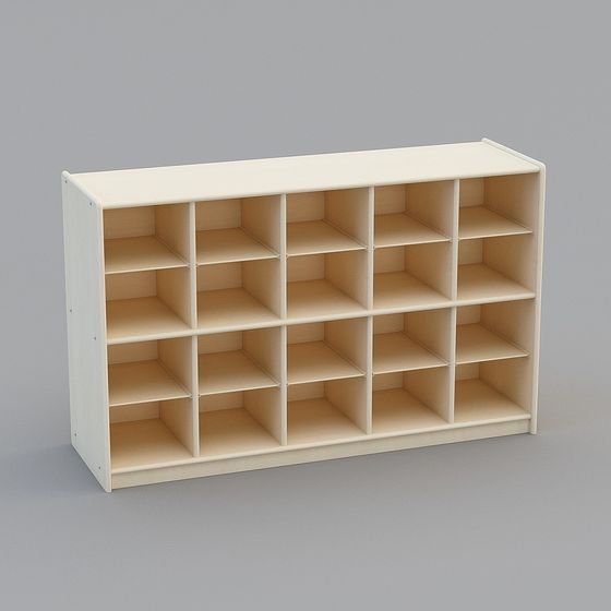 Minimalist Storage Cabinet 3D model