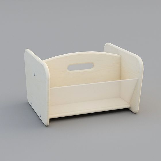 Birch Multi-Layer Board Book Inbox 3D Model