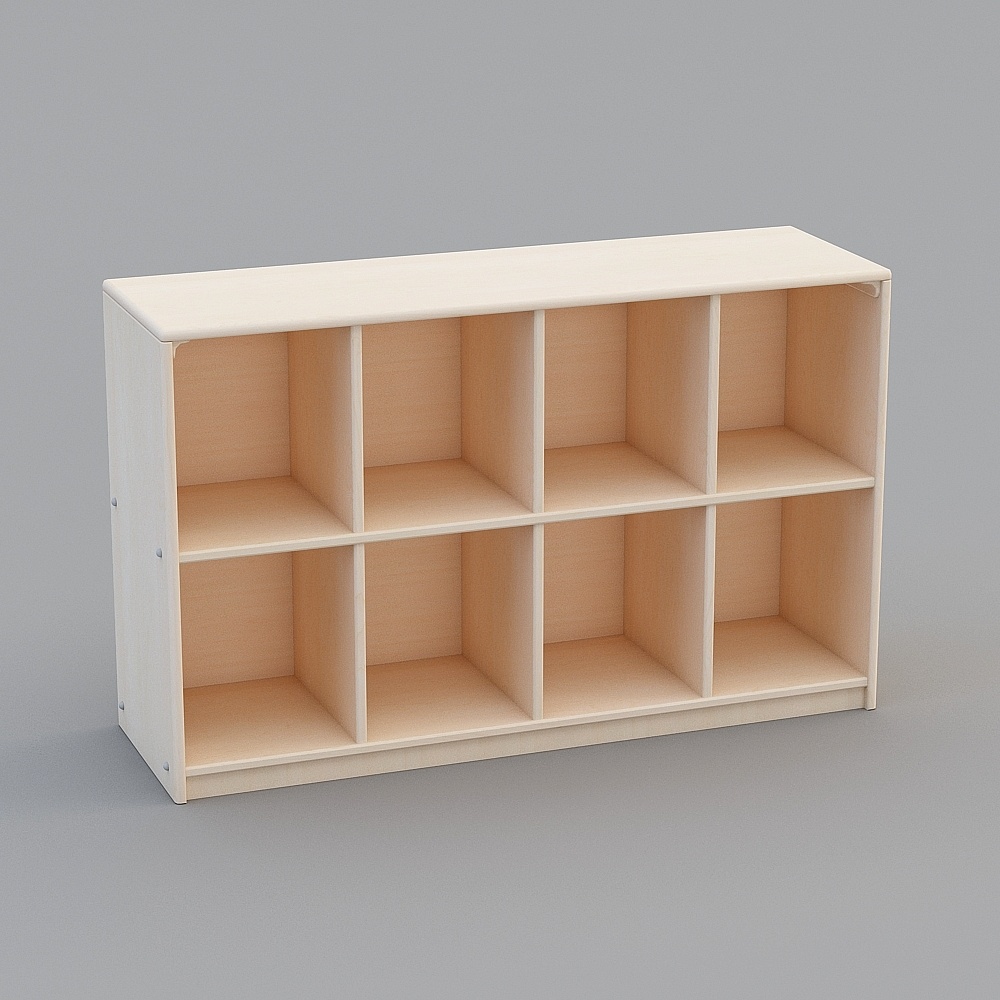 8-block bag cabinet - North American maple