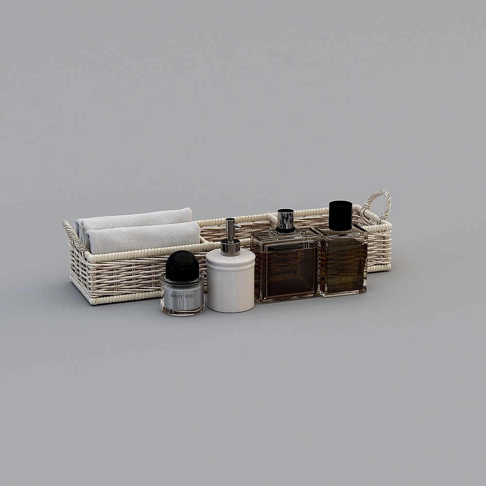 Modern bathroom supplies 3D model