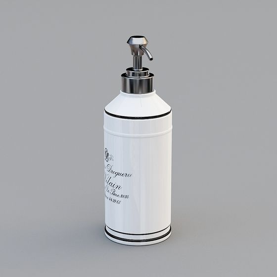 Vintage Style Soap Dispenser 3D Model