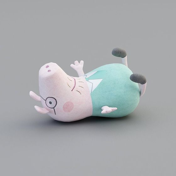 Adorable Yoyo Cat 3D model for Creative Projects