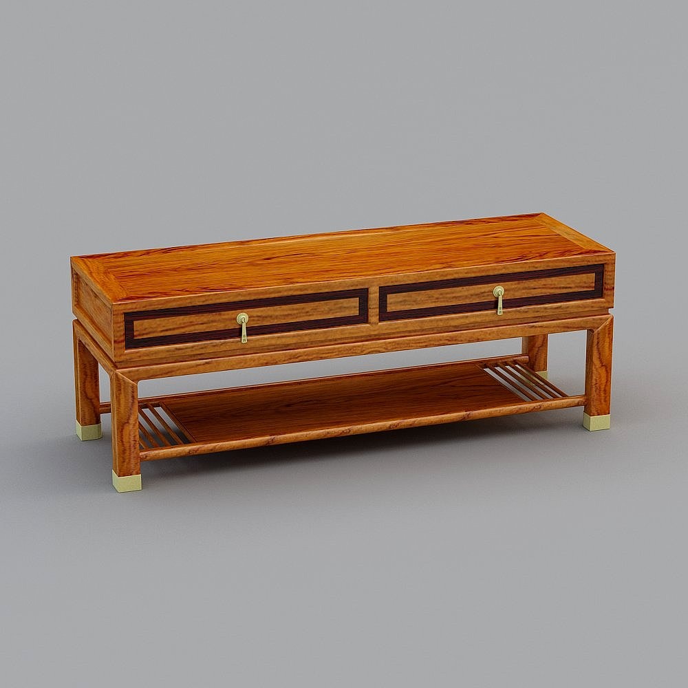 Classic Vintage Coffee Table 3D model for Modern Designs
