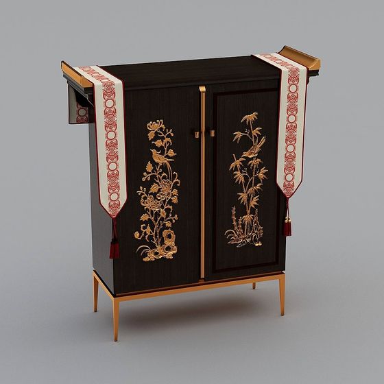Eastern Harmony Cabinet 3D model