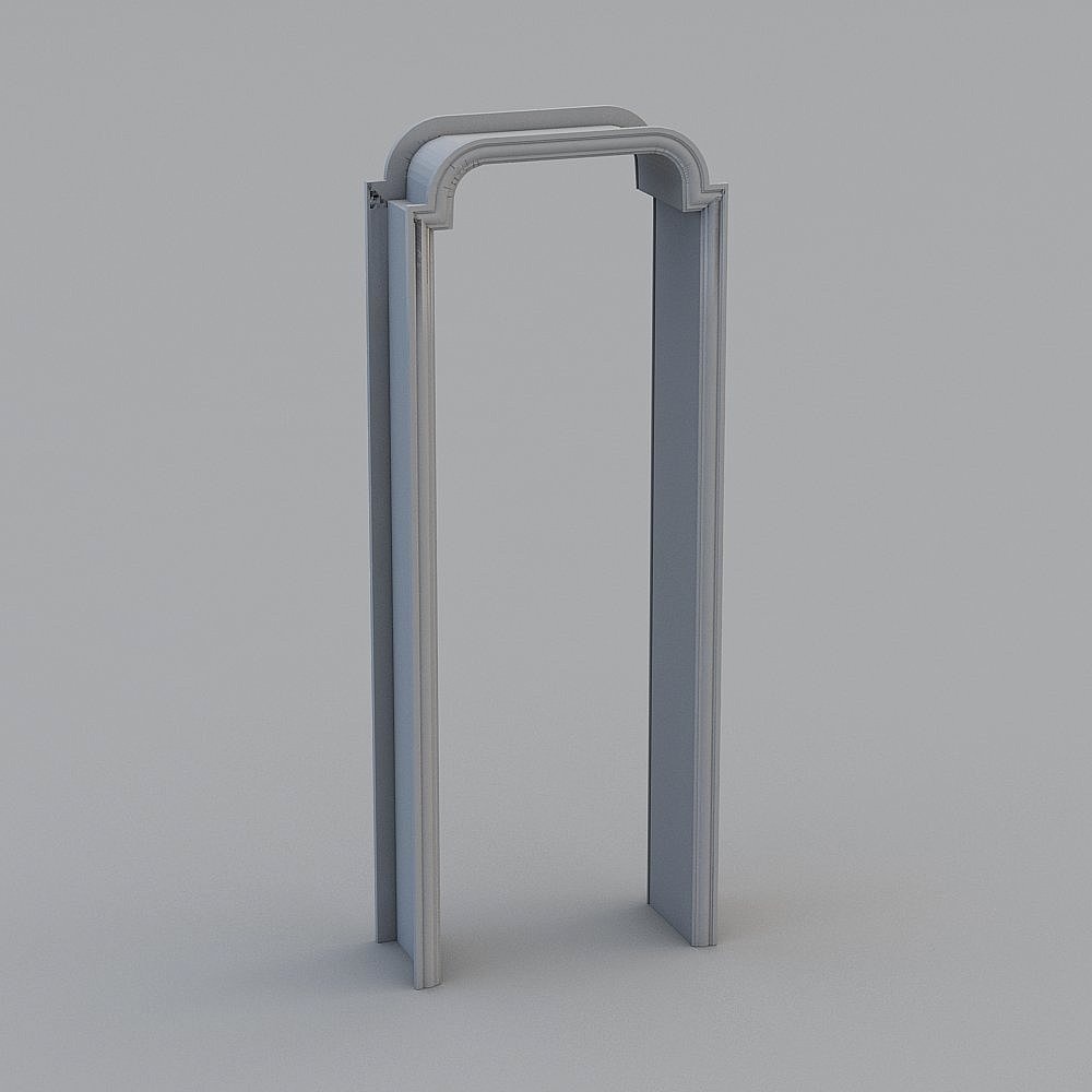 Unique Low-Polygon 3D Door Frame Model