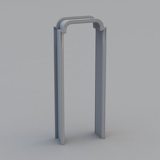 Stylish Low-Polygon 3D Door Frame Model