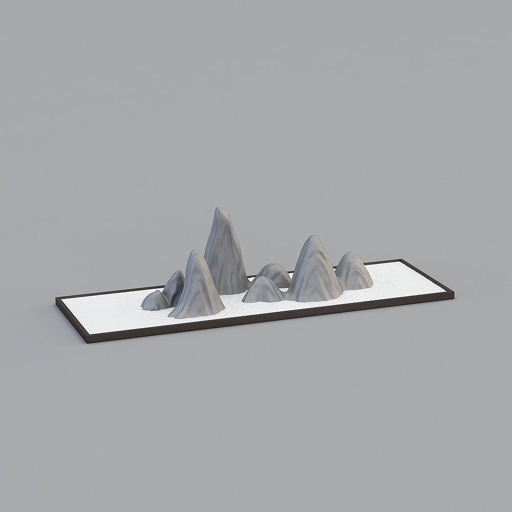 New Chinese mountain sculpture