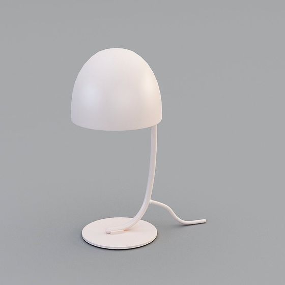 Modern Low-Polygon Table Lamp 3D Model