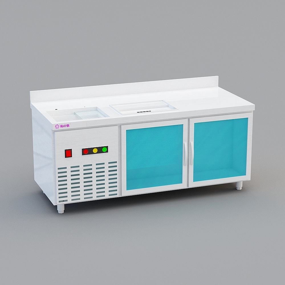 Washbasin refrigerator all-in-one workbench