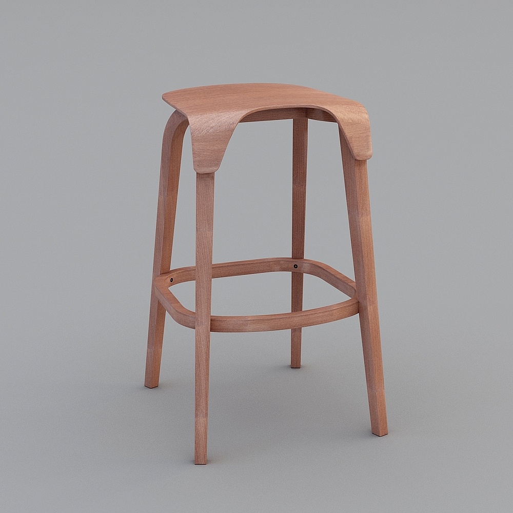 Moderne en bois chaises de bar TONNE de Bar Chaise