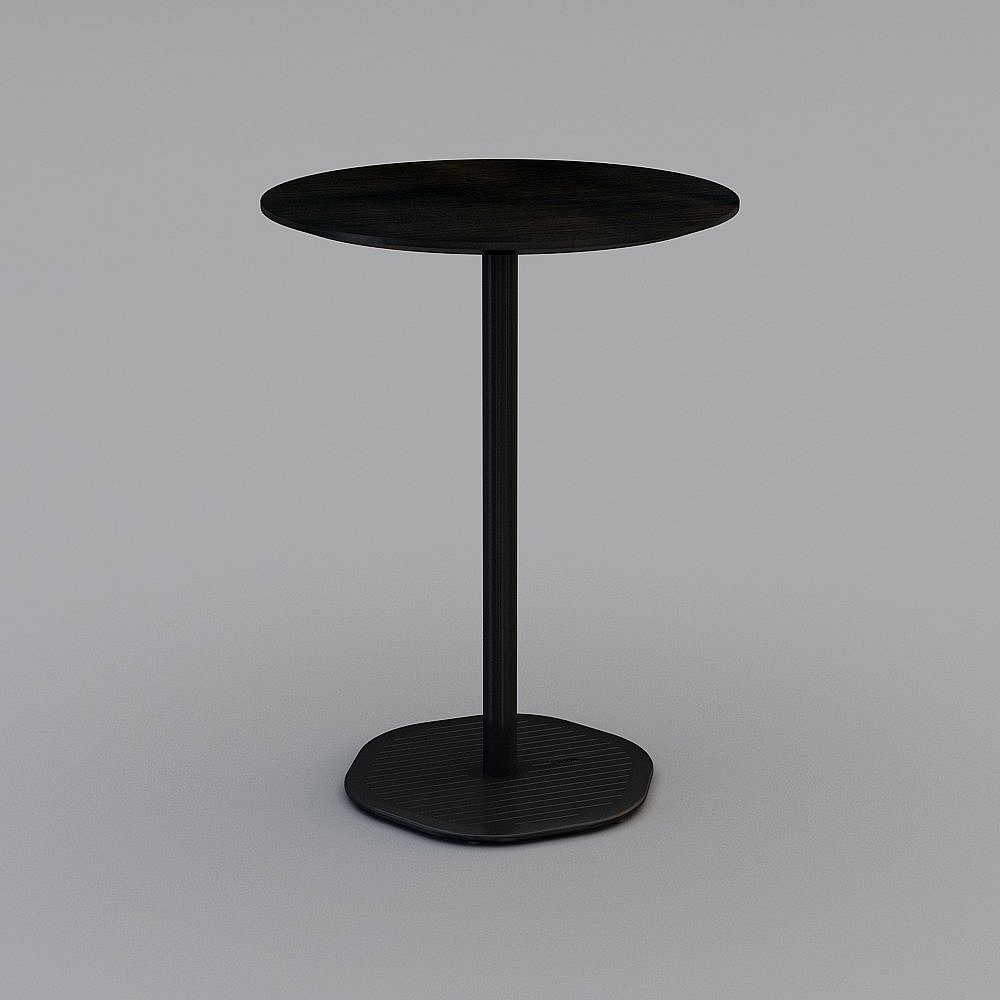 Bàn cafe TON màu đen hiện đại