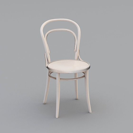 美式白色餐椅TON Accent Chair