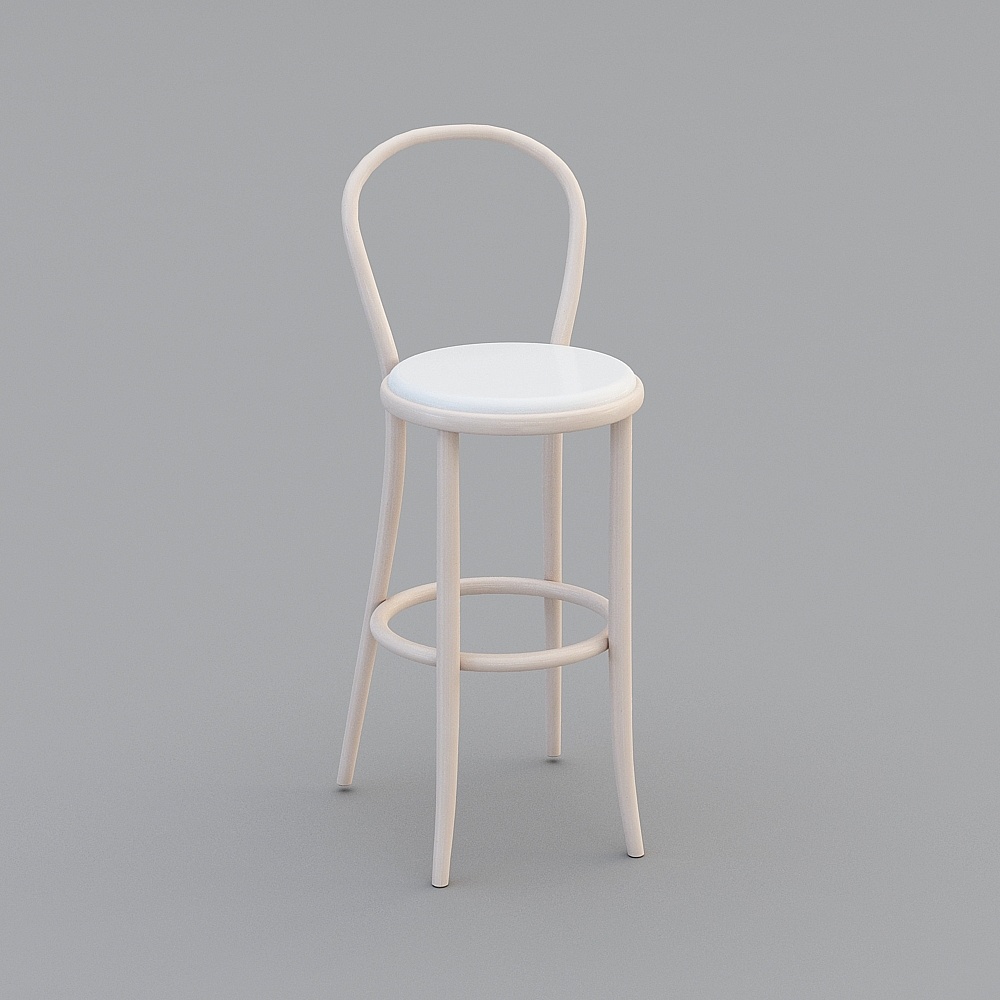 Chaises de bar blanc américain TON