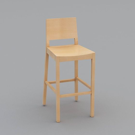 Chaise de bar en bois moderne de couleur TONNE