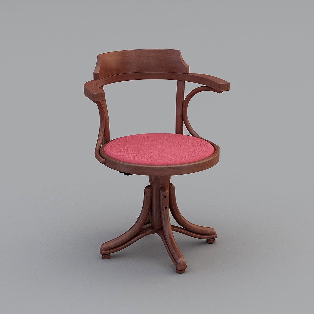 Silla de comedor roja americana silla de acento TON