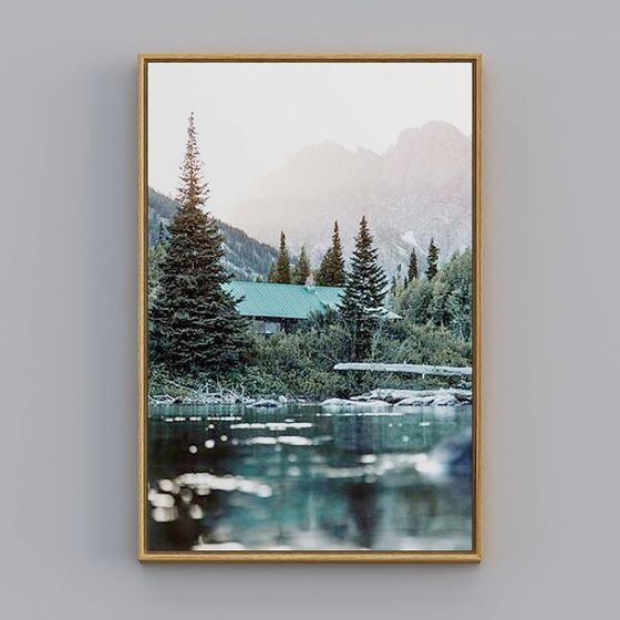 Mountain Retreat 3D model for Designers and Developers