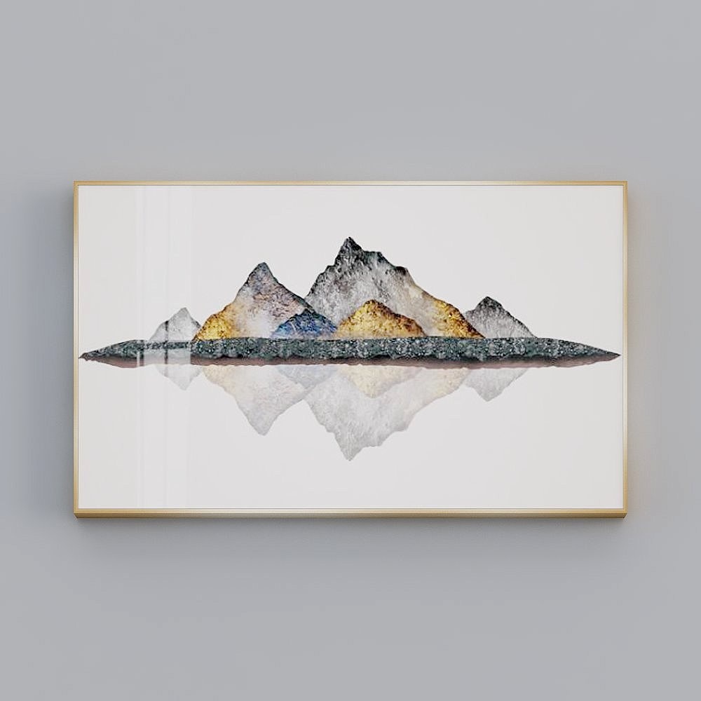 Lc181-I- การวาดภาพตกแต่ง Alliance-ภาพกระจก-อลูมิเนียม A