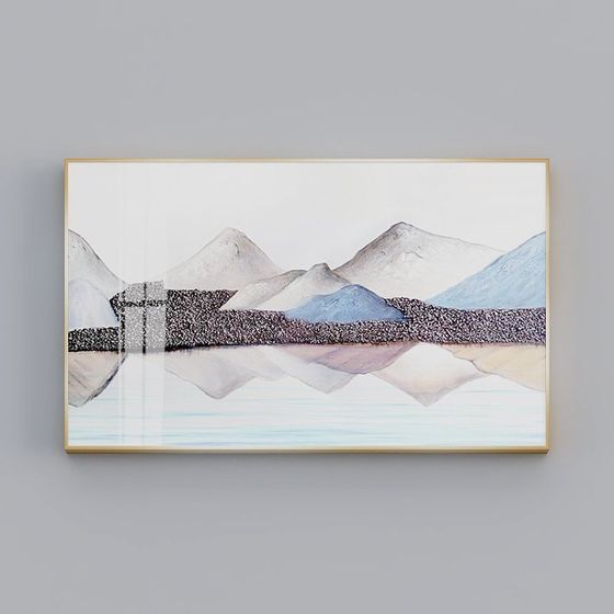 Glacial Mirror 3D Model for Creative Projects