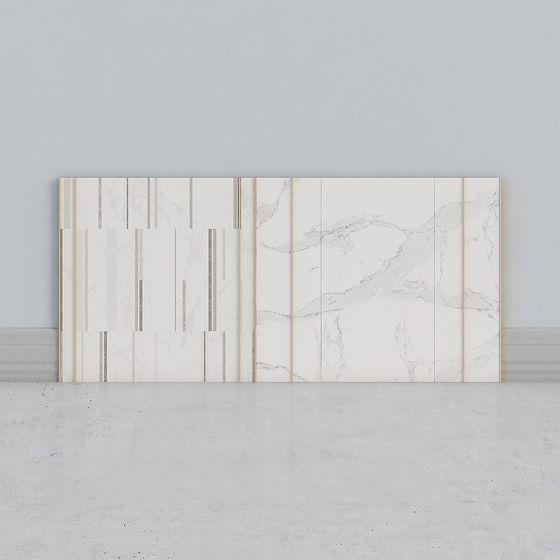 Realistic Marble Panel 3D model for Creative Projects