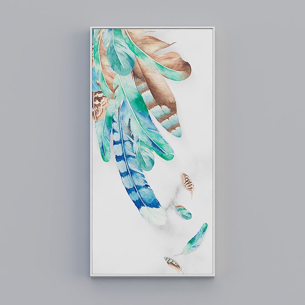 Mouton ranks - the Nordic decorative painting-green