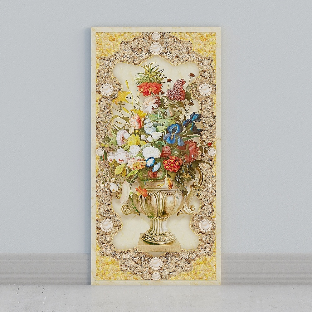 Murals hard covered with Allan wall cloth post-modern new Chines