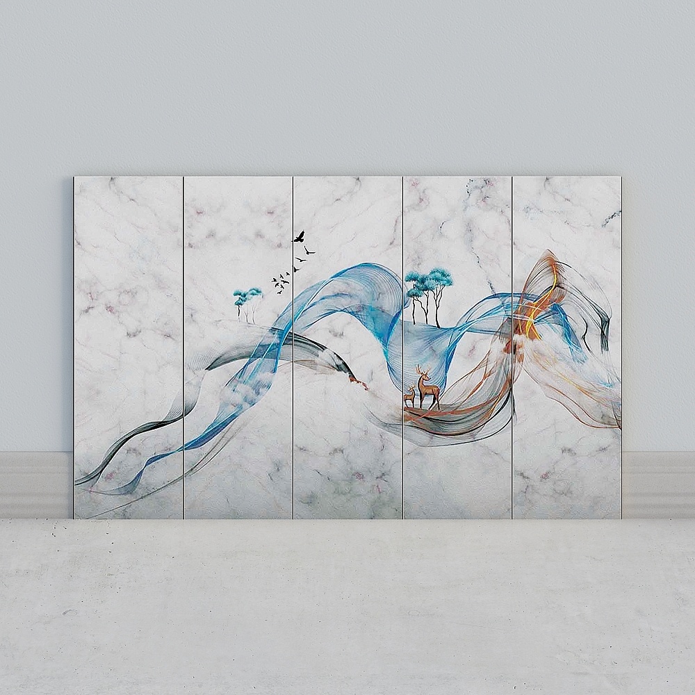 Modern simple background wall