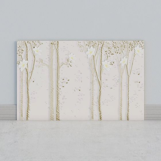 Winter Forest Landscape 3D model