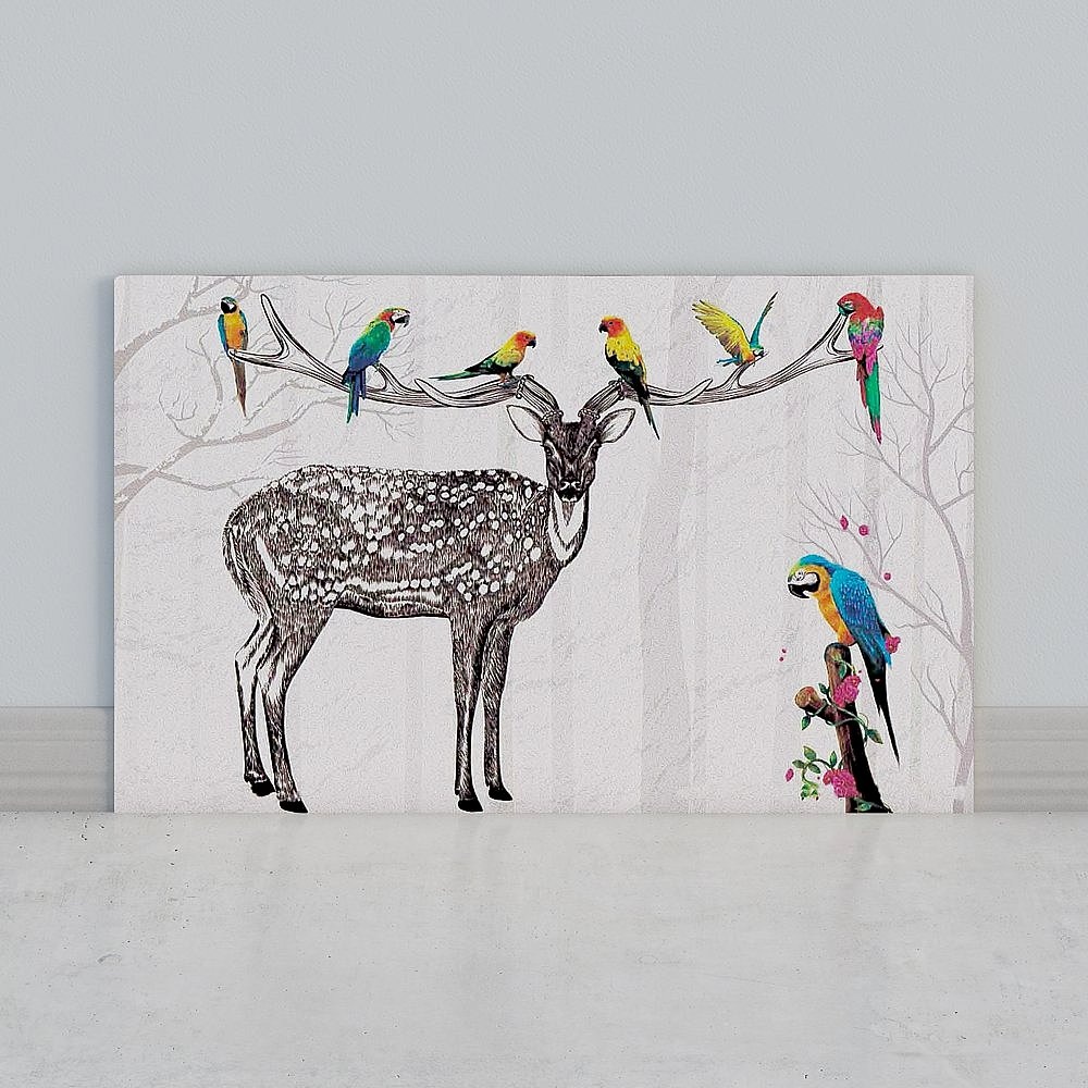 Seamless mural Ellan wall cloth post-modern Chinese style Nordic