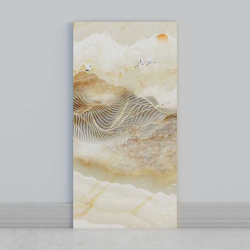 Murals hard cover Arlan wall cloth post-modern Chinese style Nor