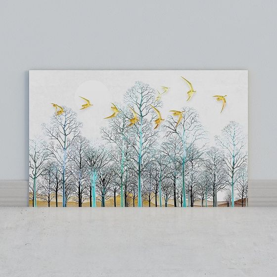 Models Forest Snow Winter Forest 3D model