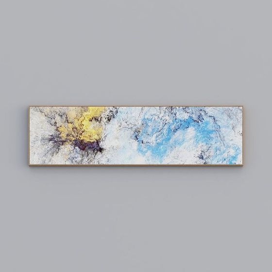 Abstract Frame 3D model for Creative Projects