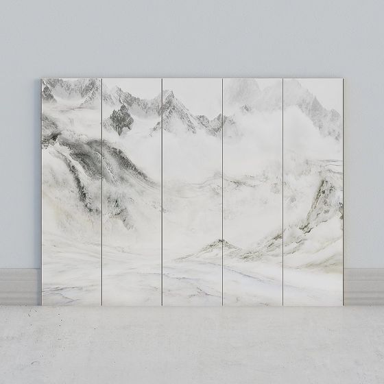 Stunning Snow Mountain 3D Model