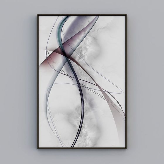 客廳裝飾畫現代簡約時尚大氣抽象掛畫