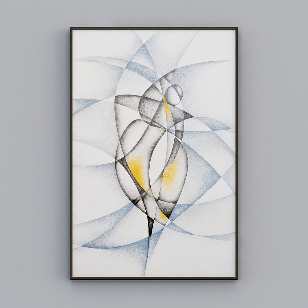 Living room decorative painting dining hall porch mural sofa bac