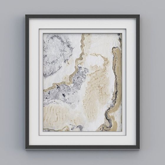 Abstract Art 3D Model in Low-Polygon Style