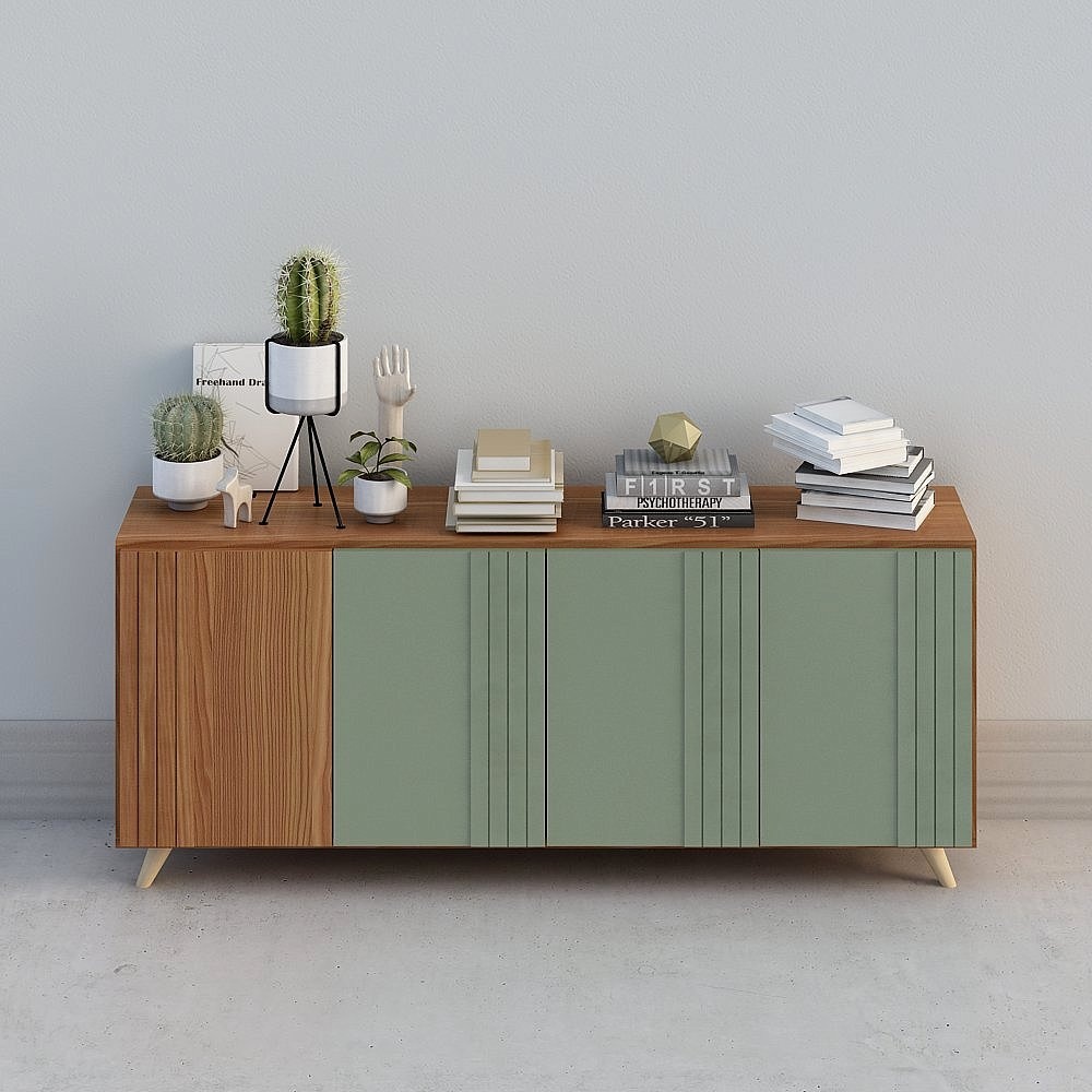 "Personalizzazione Completa della Casa" - Moderna Nordica Turchese