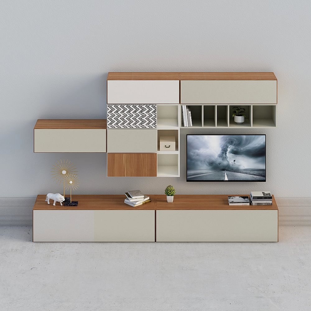 "Personalización completa de la casa" - geometría de colorida