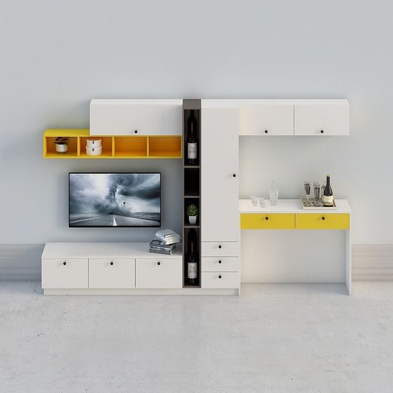 Personalización Completa de Casa - Cerezo Nórdico Hierba Amarilla