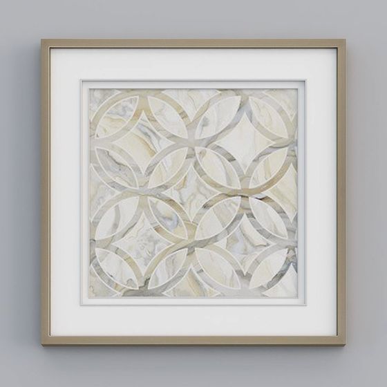 Abstract Geometric Puzzle 3D model for Creative Use