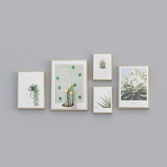 Plant Framed Wall 3D model