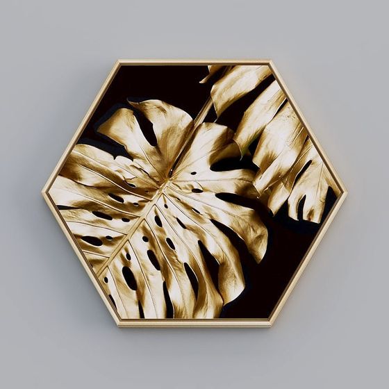 Tropical Gold Monstera 3D model