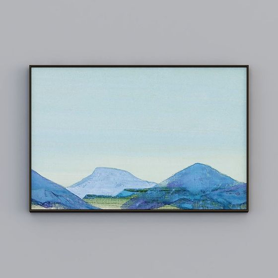 Morning in the Mountains 3D model