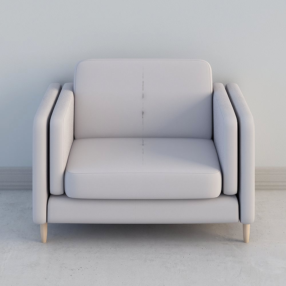 Eddy Home- Sofá Gris Jacques Único