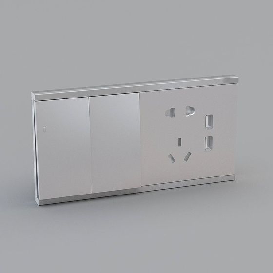 City Socket Low-Poly 3D model